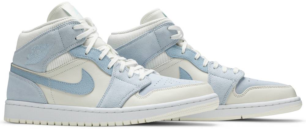 Mid Nike Air Jordan Azul Celeste Tenis Nike Jordan Azul Claro Y