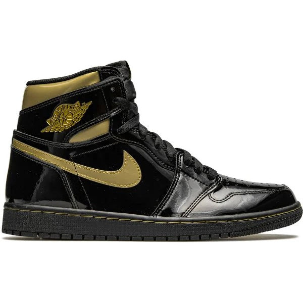 Jordan 1 High BLACK METALLIC GOLD