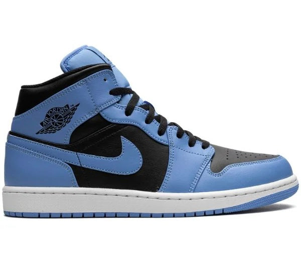 Jordan 1 Mid UNIVERSITY BLUE/BLACK