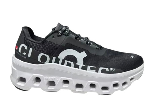On Running Cloudmonster BLACK WHITE
