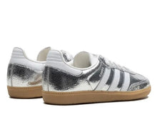 Cargar imagen en el visor de la galería, Adidas Samba OG SILVER METALLIC CRACKED LEATHER