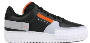 Nike Air Force 1 Type Black Hyper Crimson