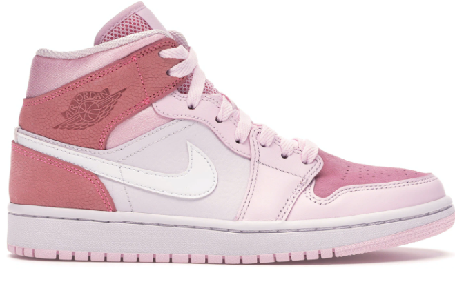 Air Jordan 1 Mid DIGITAL PINK