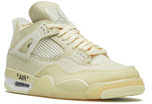 Air Jordan 4 Retro x Off- White SAIL