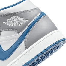 Cargar imagen en el visor de la galería, Air Jordan 1 Mid CEMENT GREY/WHITE-TRUE BLUE