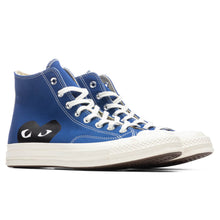 Cargar imagen en el visor de la galería, Converse Chuck 70 x Comme Des Garcons Hi PLAY BLUE