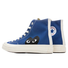 Cargar imagen en el visor de la galería, Converse Chuck 70 x Comme Des Garcons Hi PLAY BLUE