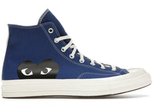 Cargar imagen en el visor de la galería, Converse Chuck 70 x Comme Des Garcons Hi PLAY BLUE