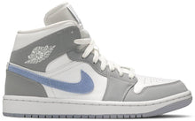 Cargar imagen en el visor de la galería, Air Jordan 1 Mid WOLF GREY ALUMINIUM