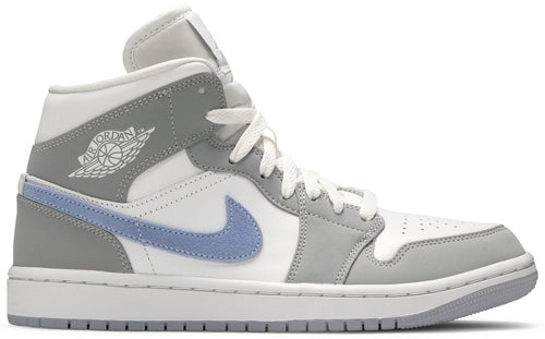 Air Jordan 1 Mid WOLF GREY ALUMINIUM