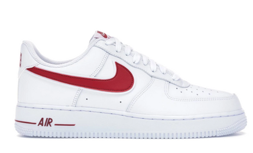 Nike Air Force 1 '07 WHITE AND RED