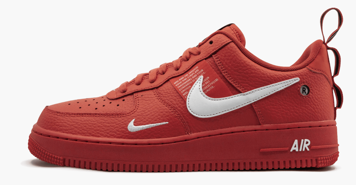 Air force 1 utility red discount