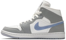 Cargar imagen en el visor de la galería, Air Jordan 1 Mid WOLF GREY ALUMINIUM