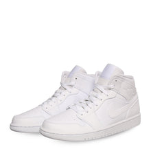 Cargar imagen en el visor de la galería, Air Jordan 1 Mid TRIPLE WHITE