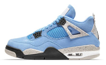 Cargar imagen en el visor de la galería, Air Jordan Retro 4 UNIVERSITY BLUE