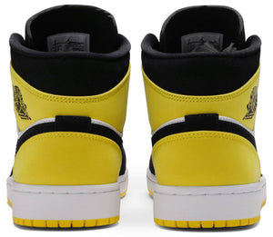 Air Jordan 1 Mid YELLOW TOE BLACK